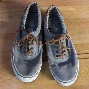 Vans Gray and Brown Sneakers
